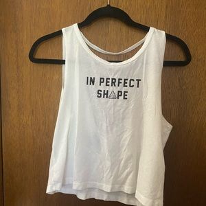 Hollister Graphic Cutout Crop Tank